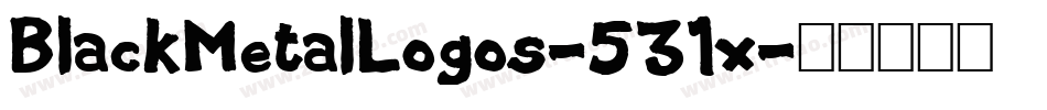 BlackMetalLogos-531x字体转换
