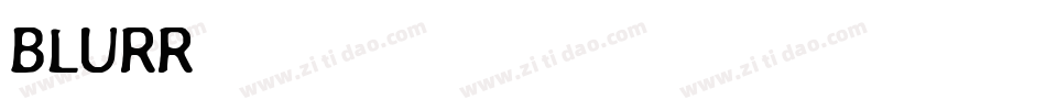 BLURR字体转换