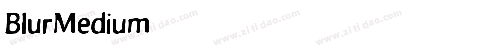 BlurMedium字体转换
