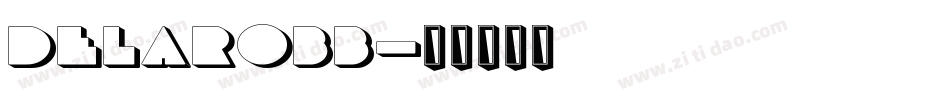 Delarobb字体转换