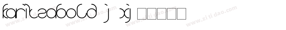KaritzaBold-j2xj字体转换