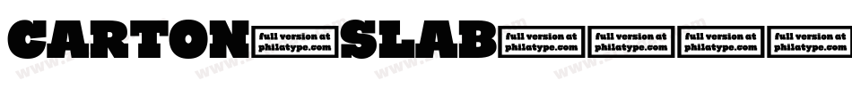 Carton-Slab字体转换