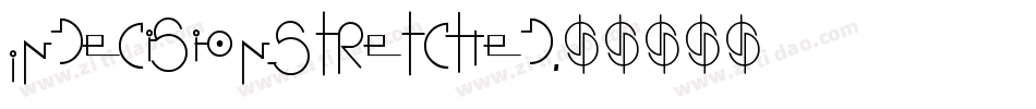 IndecisionStretched字体转换