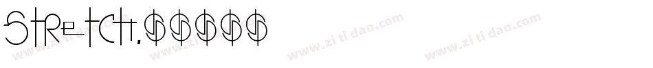 stretch字体转换