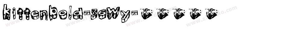 KittenBold-36Wy字体转换