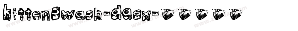 KittenSwash-DA6x字体转换