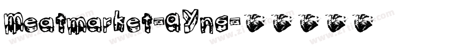 Meatmarket-AYn6字体转换