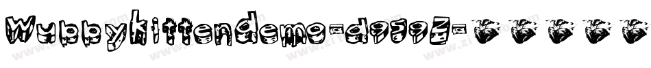 WubbyKittenDemo-d959Z字体转换