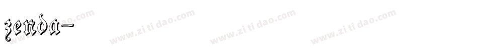 zenda字体转换