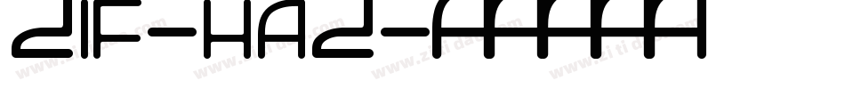 Zif-ha2字体转换