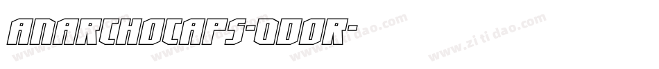 Anarchocaps-0dOr字体转换