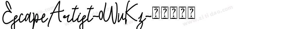 EscapeArtist-0WvKz字体转换