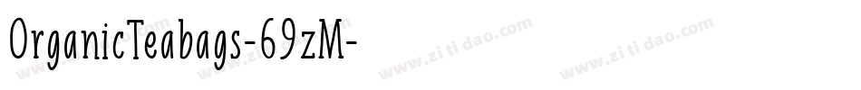 OrganicTeabags-69zM字体转换