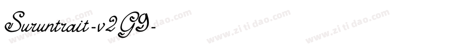 Suruntrait-v2G9字体转换