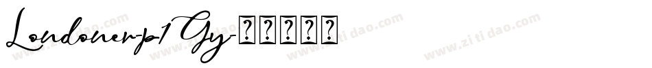 Londoner-p1Gy字体转换