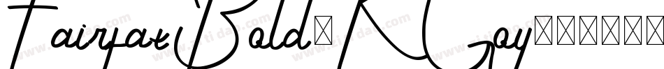 FairfaxBold-KGoy字体转换
