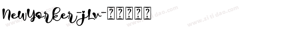 NewYorker-jLv字体转换