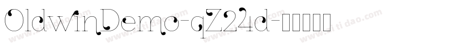 OldwinDemo-qZ24d字体转换
