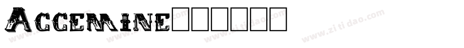 Accemine字体转换
