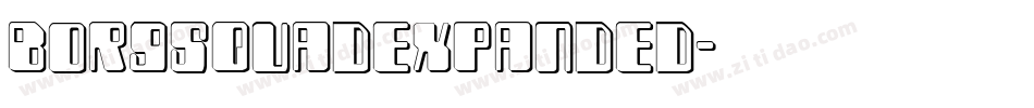 borgsquadexpanded字体转换