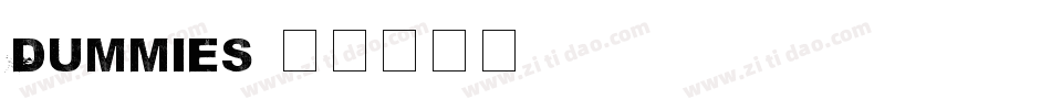 Dummies字体转换