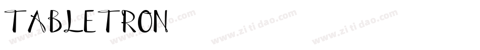 Tabletron字体转换