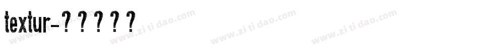 textur字体转换