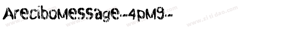 AreciboMessage-4pM9字体转换