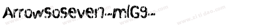 Arrowsoseven-mlG9字体转换