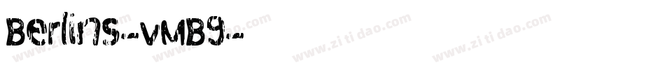 Berlins-vMB9字体转换