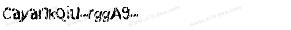CayankQiu-rggA9字体转换