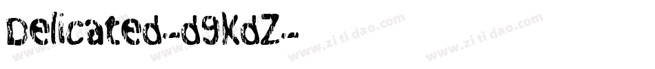 Delicated-d9KdZ字体转换