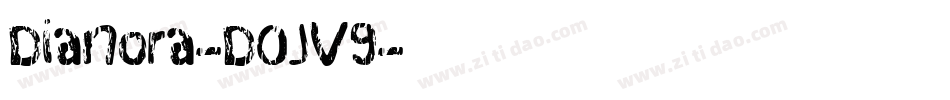 Dianora-DOJV9字体转换