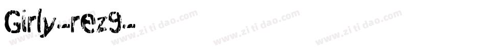 Girly-rez9字体转换