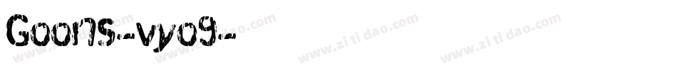 Goons-vyo9字体转换