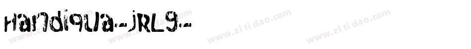 Handiqua-jRL9字体转换