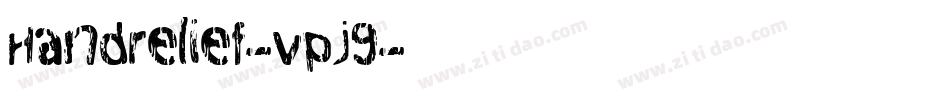 Handrelief-vpj9字体转换