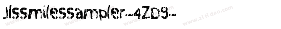 Jlssmilessampler-4ZD9字体转换