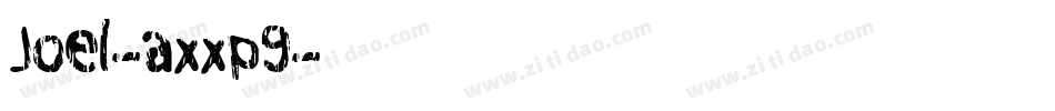 Joel-axxP9字体转换