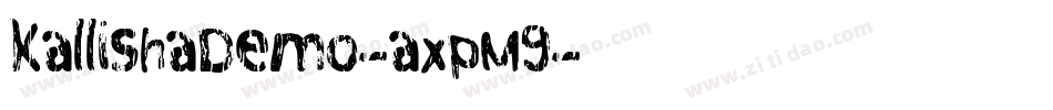 KallishaDemo-axPM9字体转换