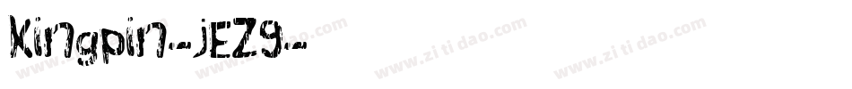 Kingpin-jEZ9字体转换
