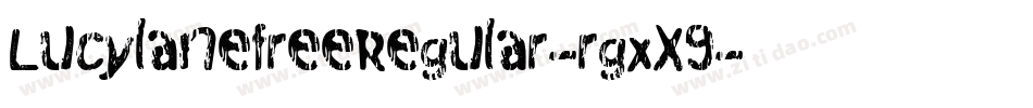 LucylanefreeRegular-rgxX9字体转换