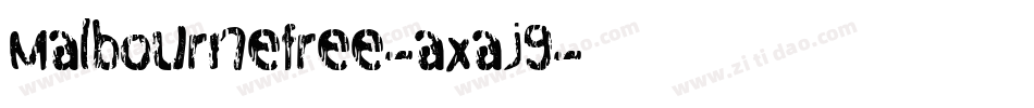 Malbournefree-axaj9字体转换