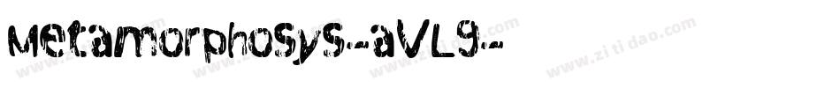 Metamorphosys-aVL9字体转换