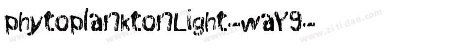 PhytoplanktonLight-waY9字体转换