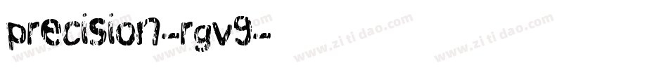 Precision-rgv9字体转换