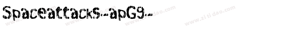 Spaceattacks-aPG9字体转换