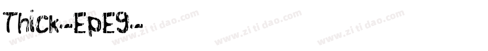 Thick-EPE9字体转换