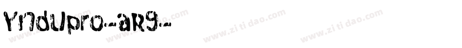 Yndupro-aR9字体转换