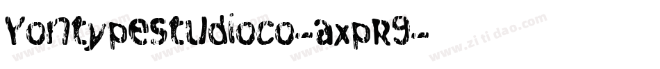 Yontypestudioco-axPR9字体转换